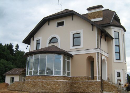 Искусственный камень плоский Камелот Диксон 057 коричневый рис 2